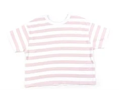 Name It parfait pink stribet short boxy top